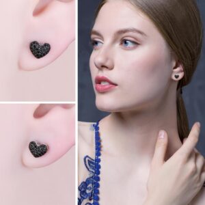 Heart Spinel Silver Earrings - IDiamond