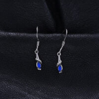 Drop Spinel Silver Earrings - IDiamond