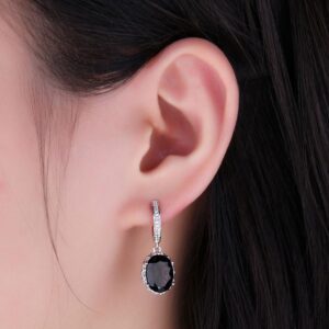 Oval Quartz Silver Earrings - IDiamond