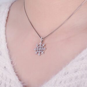 Snowflake Spinel Silver Pendant - IDiamond