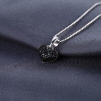 Heart Spinel Silver Necklace - IDiamond