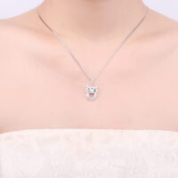 Owl Emerald Silver Pendant - IDiamond