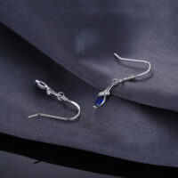 Drop Spinel Silver Earrings - IDiamond