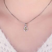 Heart Peridot Silver Pendant - IDiamond