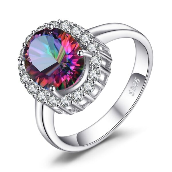 Round Quartz Silver Ring - IDiamond