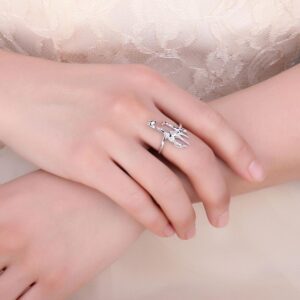 Giraffe Cubic Zirconia Silver Ring - IDiamond