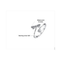 Butterfly Silver Ring - IDiamond