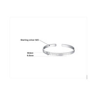 I Love You Silver Bracelet - IDiamond