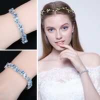 Luxury Topaz Silver Bracelet - IDiamond