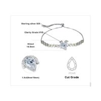 Bee Cubic Zirconia Silver Bracelet - IDiamond