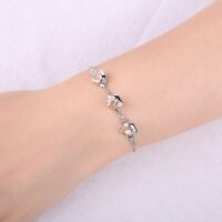Honey Heart Cubic Zirconia Silver Bracelet - IDiamond
