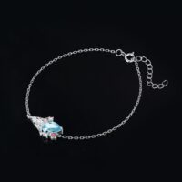 Ice Cream Topaz Cubic Zirconia Silver Bracelet - IDiamond