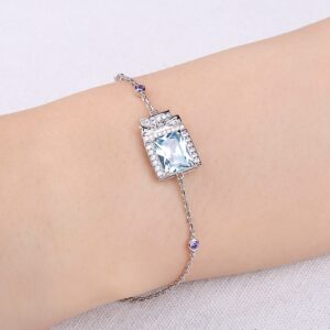 Perfume Cubic Zirconia Silver Bracelet - IDiamond