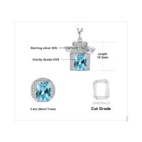 3pcs Perfume Cubic Zirconia Silver Jewelry Set - IDiamond