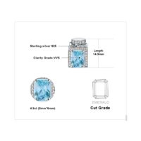 3pcs Perfume Cubic Zirconia Silver Jewelry Set - IDiamond