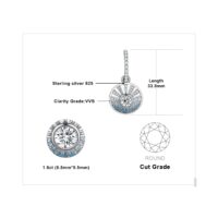 Sunrise Sea Cubic Zirconia Silver Earrings - IDiamond