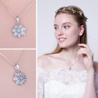 Flower Spinel Silver Pendant - IDiamond