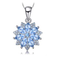 Flower Spinel Silver Pendant - IDiamond