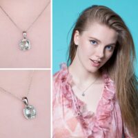 Oval Amethyst Silver Pendant - IDiamond