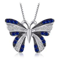 Butterfly Spinel Silver Pendant - IDiamond