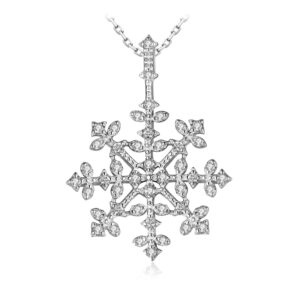 Snowflake Spinel Silver Pendant - IDiamond
