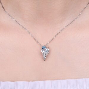 Ice Cream Topaz Cubic Zirconia Silver Pendant - IDiamond